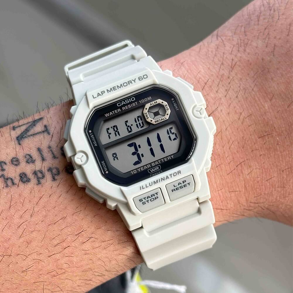 Casio Standard Illuminator Digital Resin Belt Watch WS-1400H-8AVDF