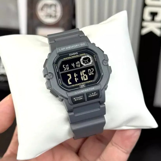 Casio Standard Illuminator Digital Resin Belt Watch WS-1400H-8BVDF