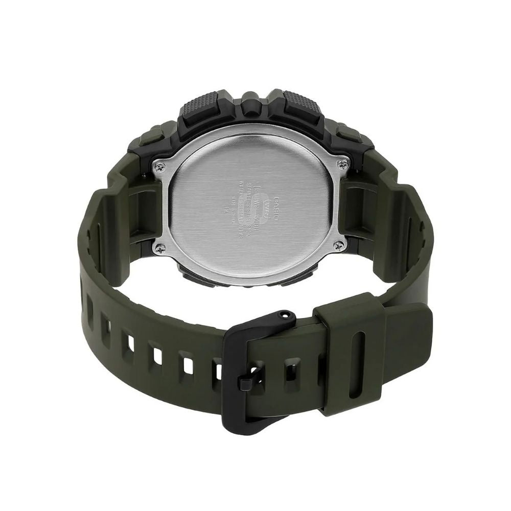 Casio Standard Moon Phase Digital Resin Belt Watch WS-1500H-3BVDF