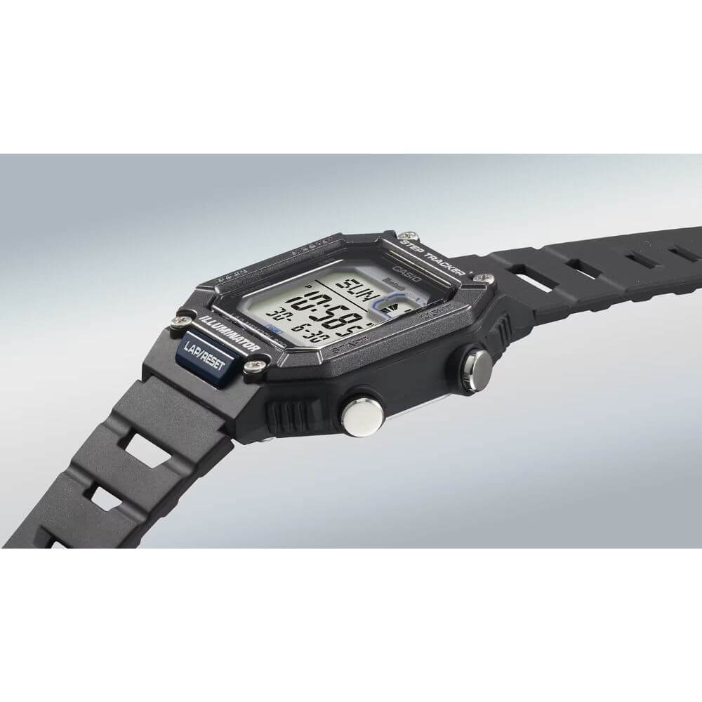 Casio Standard Step Tracker Bluetooth Resin Belt Watch WS-B1000-1AVDF