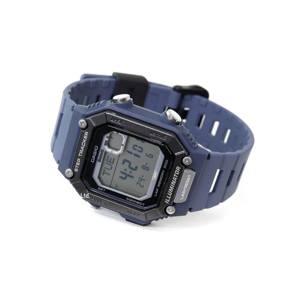 Casio Standard Step Tracker Bluetooth Resin Belt Watch WS-B1000-2AVDF