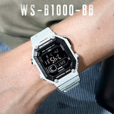 Casio Standard Step Tracker Bluetooth Resin Belt Watch WS-B1000-8BVDF