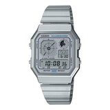 Casio Vintage World Time Digital Chain Watch A130WE-7ADF - NAGRAM