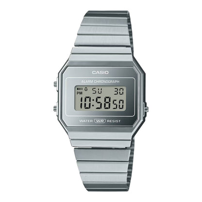 Casio Vintage Super Slim Digital Chain Watch A700WEV-7ADF