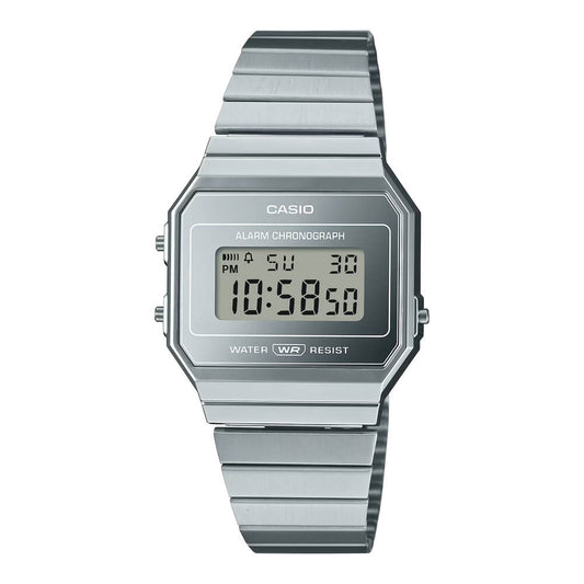 Casio Vintage Super Slim Digital Chain Watch A700WEV-7ADF