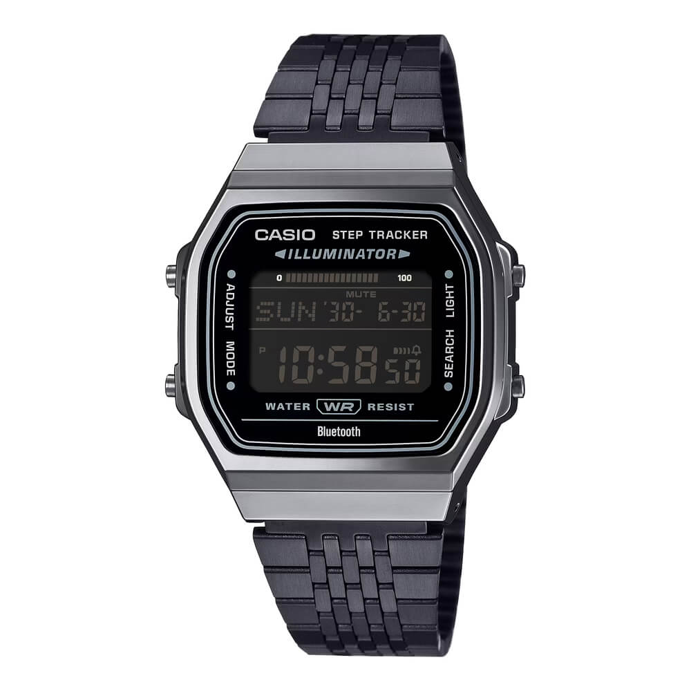 Casio Vintage Step Tracker Bluetooth Chain Watch ABL-100WEGG-1BDF