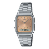 Casio Vintage Dual Time Chain Watch AQ-230A-4AMQYDF