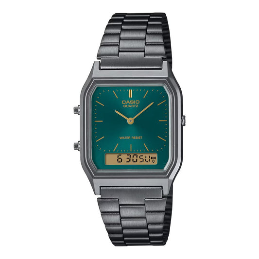 Casio Vintage Dual Time Chain Watch AQ-230GG-3ADF