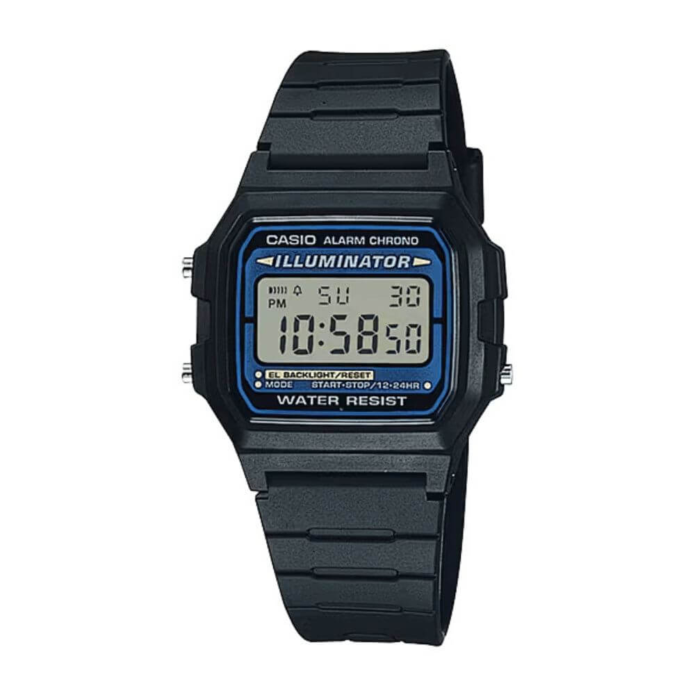 Casio Vintage Digital Resin Belt Watch F-105W-1ADF