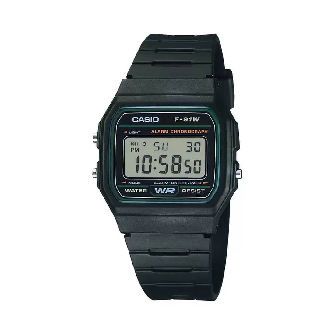 Casio F-91W-3DG Vintage Digital Unisex Resin Watch