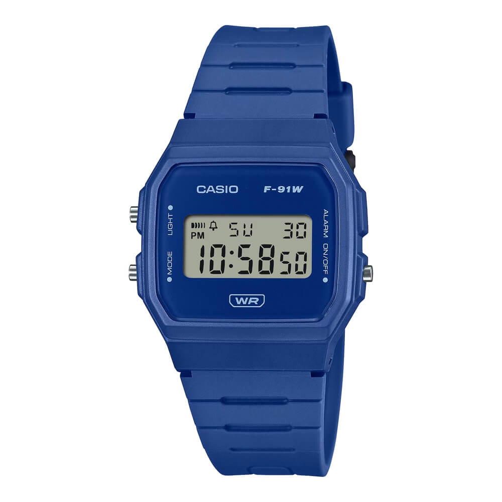Casio F-91WB-2A1DF Pop Digital Unisex Resin Watch