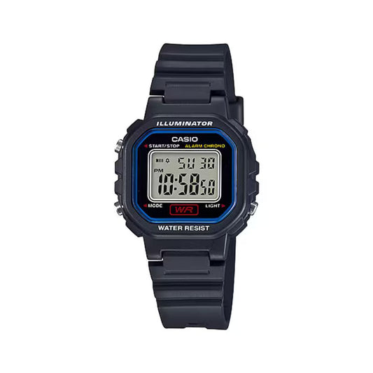 Casio Youth Digital Ladies Resin Belt Watch LA-20WH-1CDF