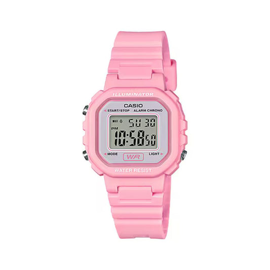 Casio Youth Digital Ladies Resin Belt Watch LA-20WH-4A1DF