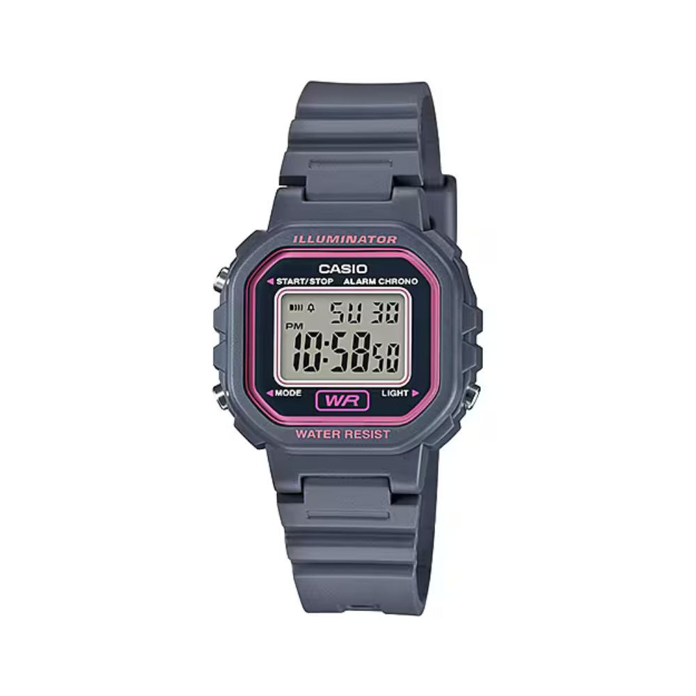 Casio Youth Digital Ladies Resin Belt Watch LA-20WH-8ADF