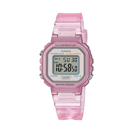 Casio Pop Digital Ladies Resin Belt Watch LA-20WHS-4ADF