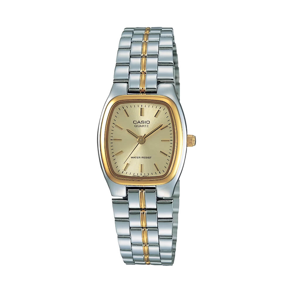 Casio Standard Tonneau Ladies Chain Watch LTP-1169G-9ARDF