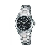 Casio Standard Date Ladies Chain Watch LTP-1215A-1ADF