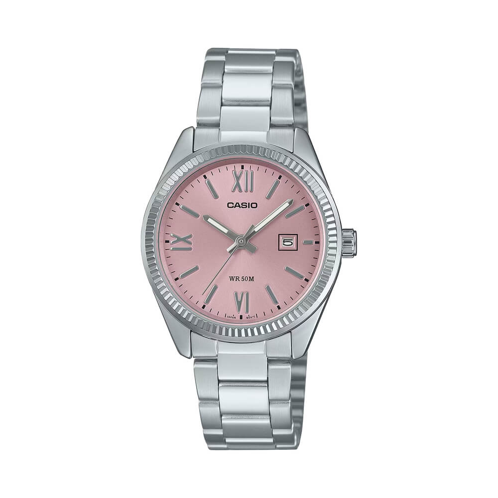 Casio Enticer Date Ladies Chain Watch LTP-1302DD-4A1VDF