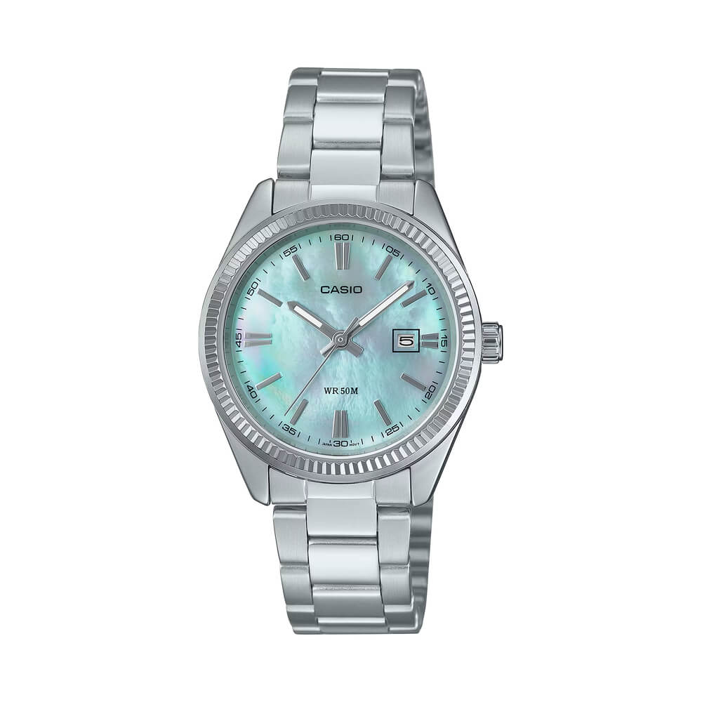 Casio Enticer Date Ladies Chain Watch LTP-1302DS-2AVDF