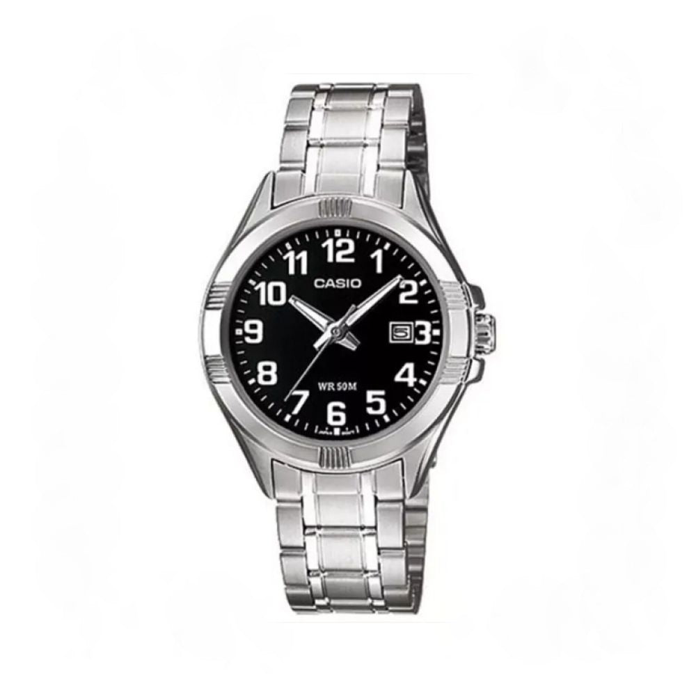 Casio Enticer Date Ladies Chain Watch LTP-1308D-1BVDF
