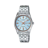 Casio Enticer Day Date Ladies Chain Watch LTP-1335D-2AVDF