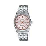 Casio Enticer Day Date Ladies Chain Watch LTP-1335D-4AVDF
