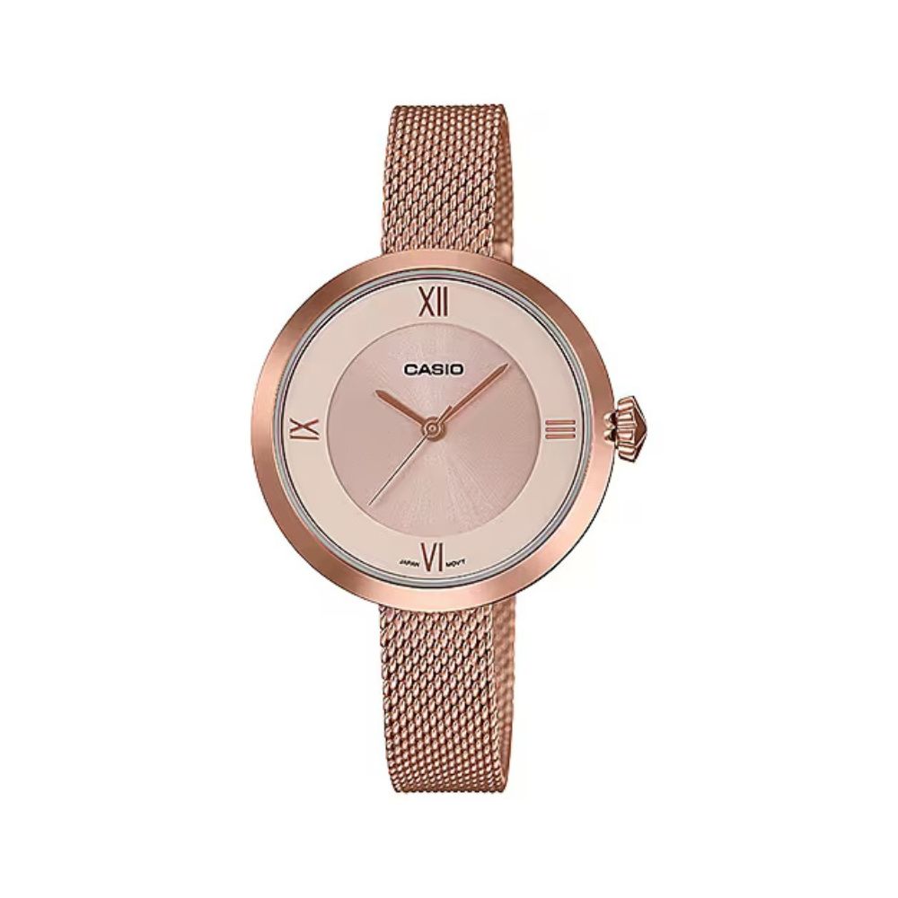 Casio Standard Ladies Mesh Chain Watch LTP-E154MPG-4ADF