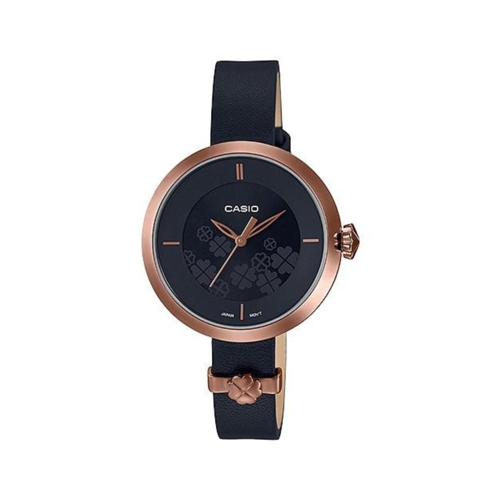 Casio Standard Ladies Leather Belt Watch LTP-E154RL-1ADF