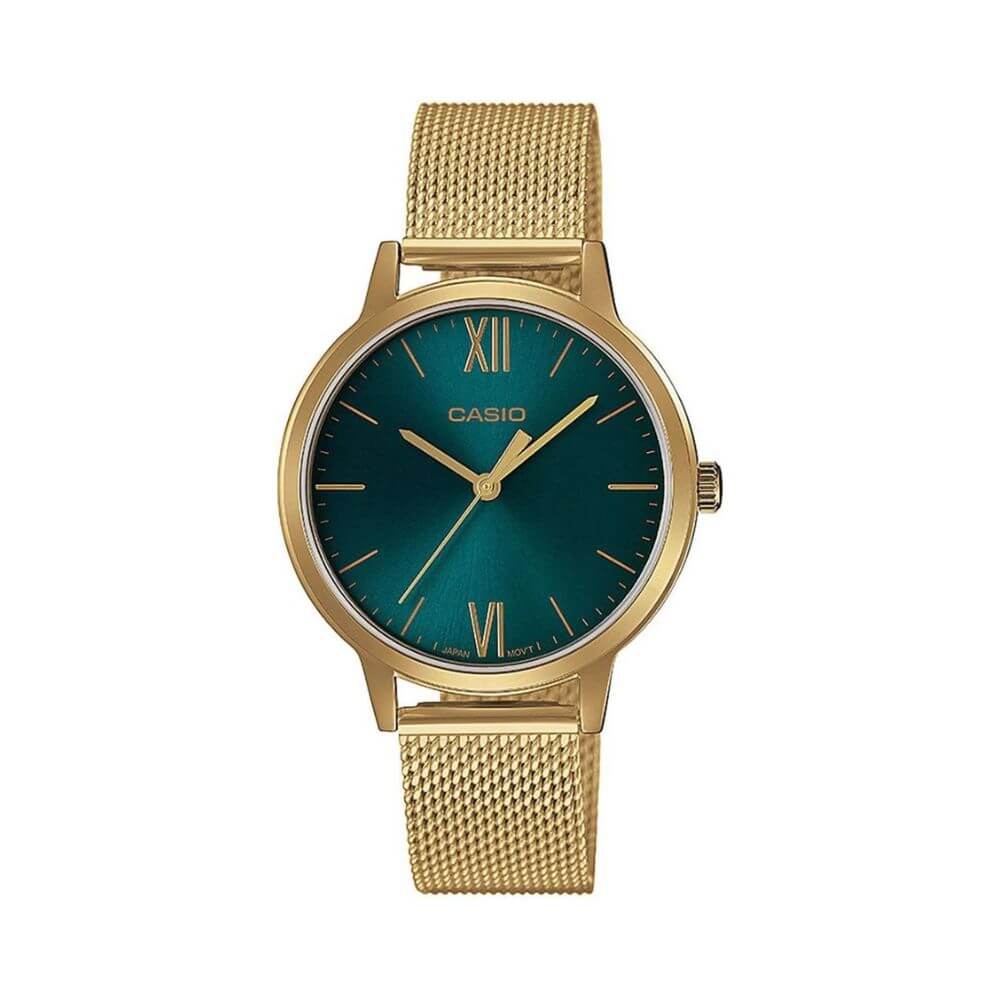 Casio Standard Ladies Mesh Chain Watch LTP-E157MG-3ADF