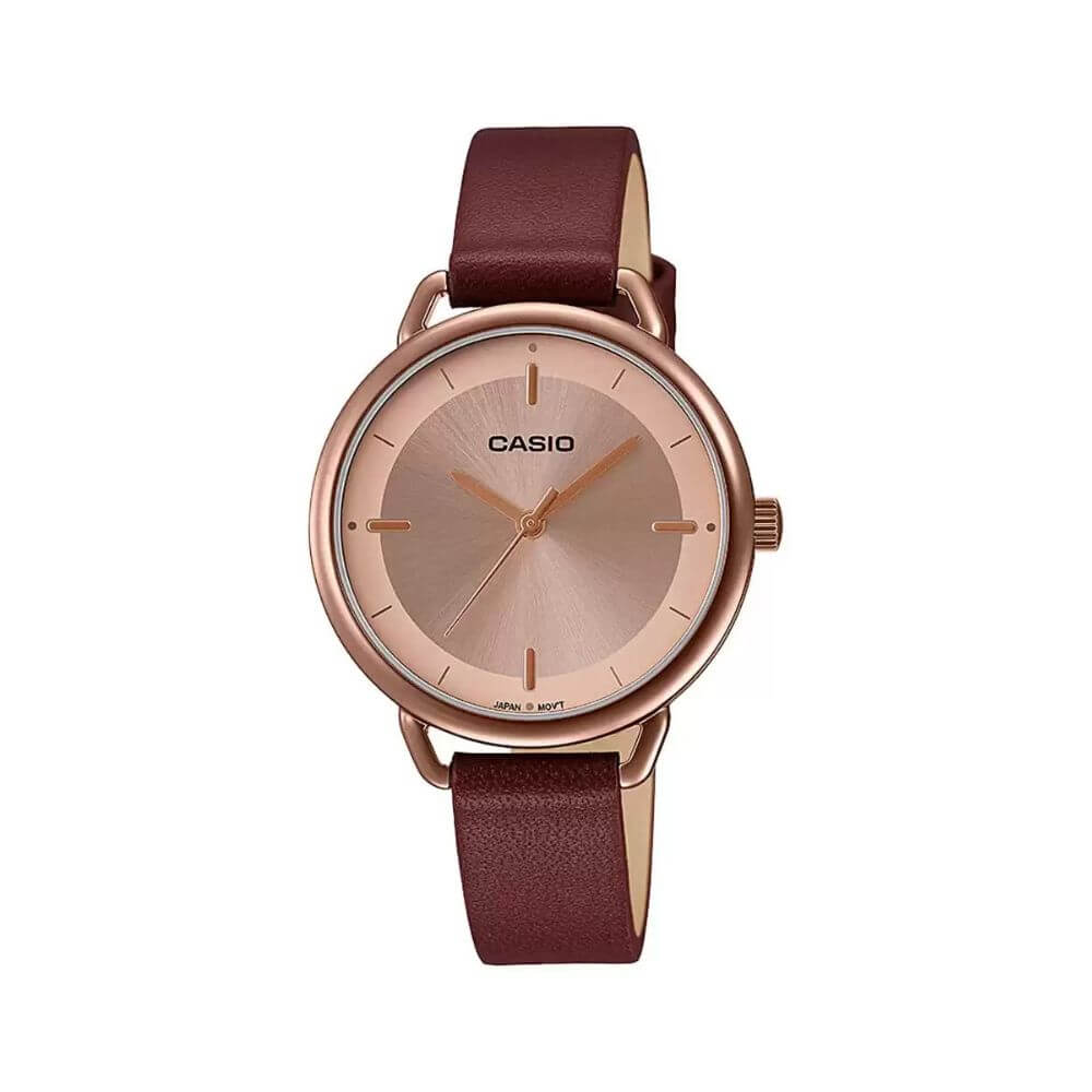 Casio Standard Ladies Leather Belt Watch LTP-E413RL-5ADF