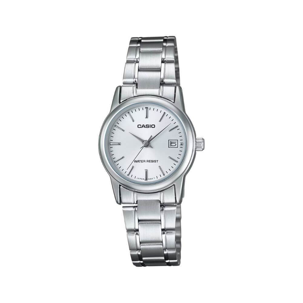 Casio Standard Date Ladies Chain Watch LTP-V002D-7AUDF