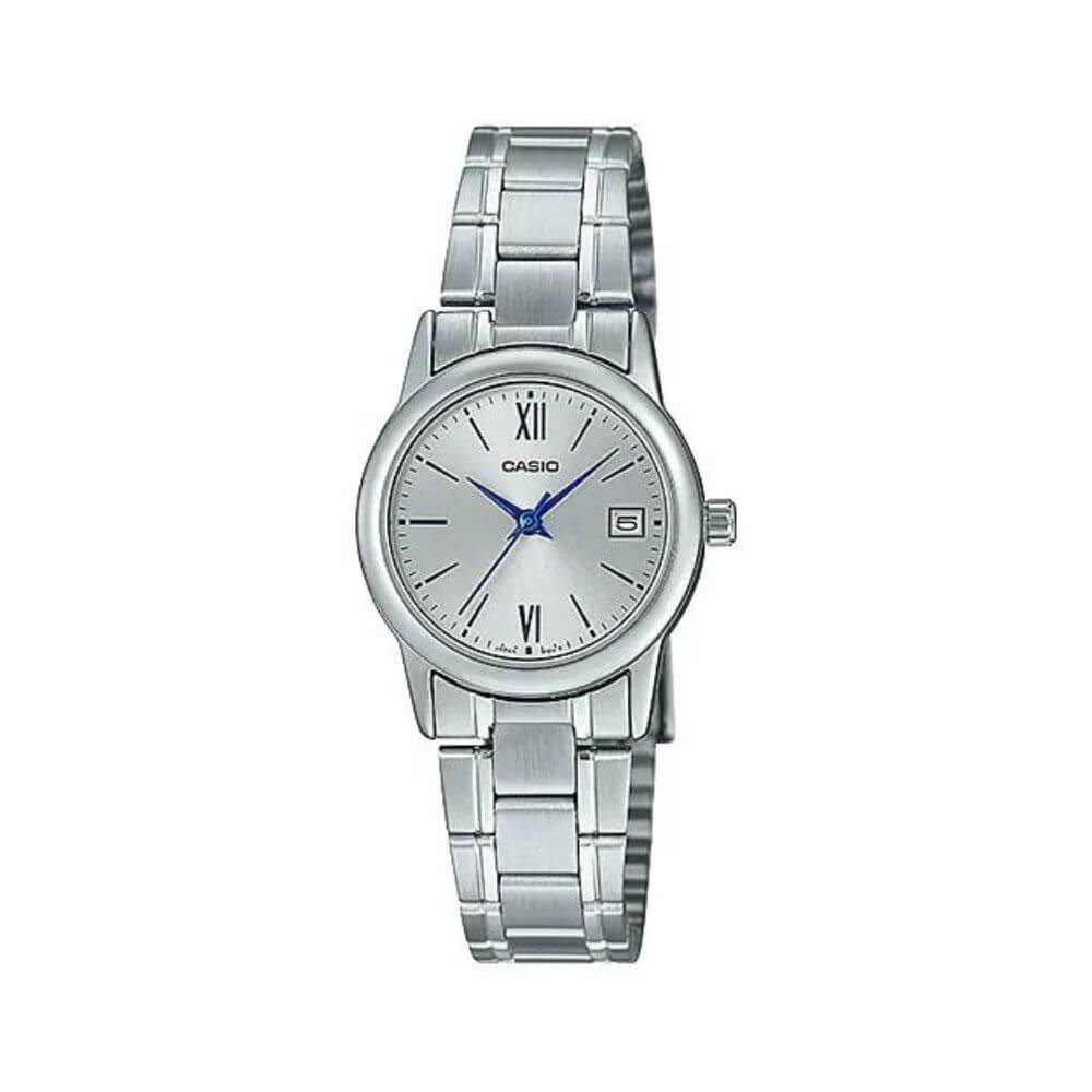 Casio Standard Date Ladies Chain Watch LTP-V002D-7B3UDF