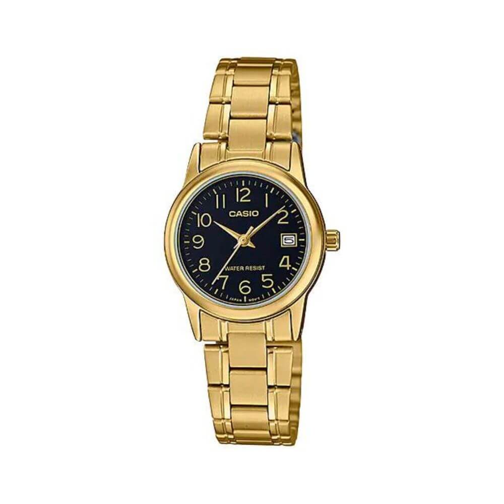 Casio Standard Date Ladies Chain Watch LTP-V002G-1BUDF