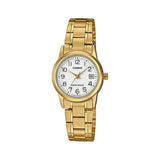 Casio Standard Date Ladies Chain Watch LTP-V002G-7B2UDF
