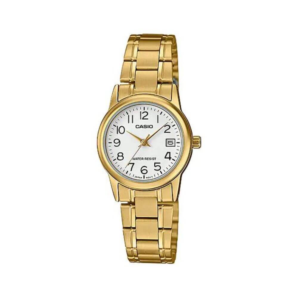 Casio Standard Date Ladies Chain Watch LTP-V002G-7B2UDF