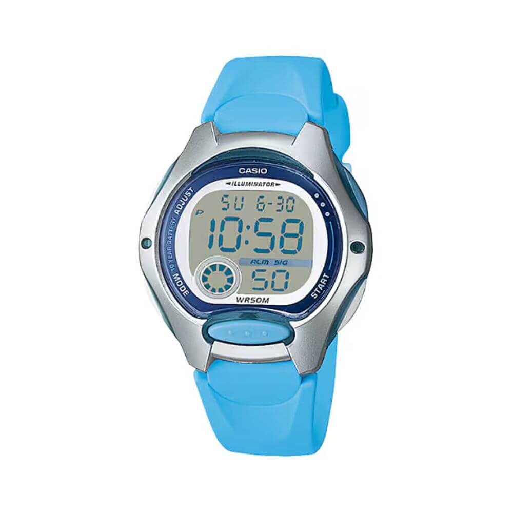 Casio Standard Digital Kids Resin Belt Watch LW-200-2BVDF