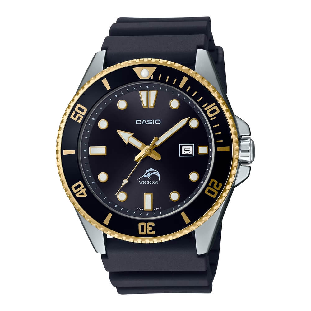 Casio Standard Duro Marlin Date Resin Belt Watch MDV-106G-1AVCF