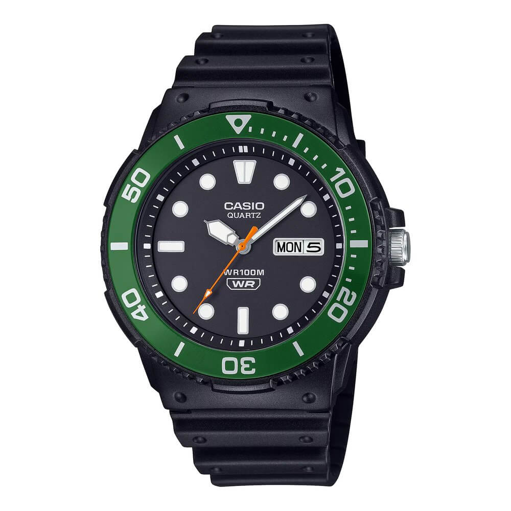 Casio MRW-230H-1E3VDF Day Date Men’s Resin Watch