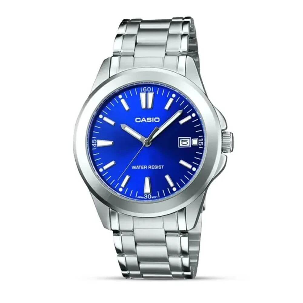 Casio Standard Date Chain Watch MTP-1215A-2A2DF