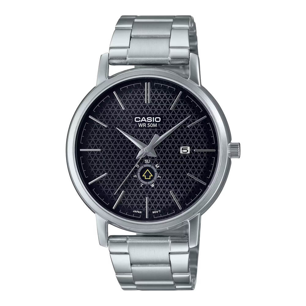 Casio Standard Day Date Chain Watch MTP-B125D-1AVDF