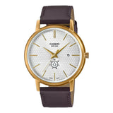 Casio Standard Day Date Leather Belt Watch MTP-B125GL-7AVDF