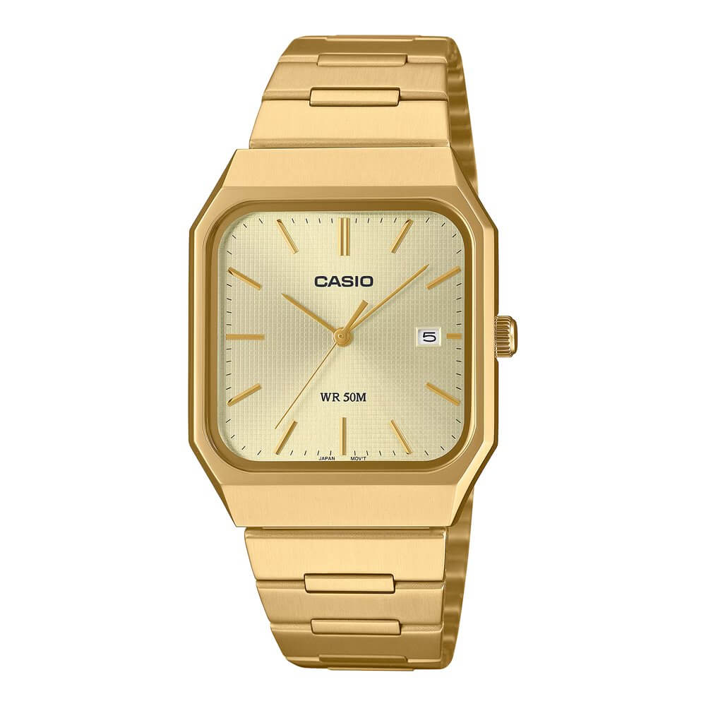 Casio Standard Date Chain Watch MTP-B185G-9AVDF