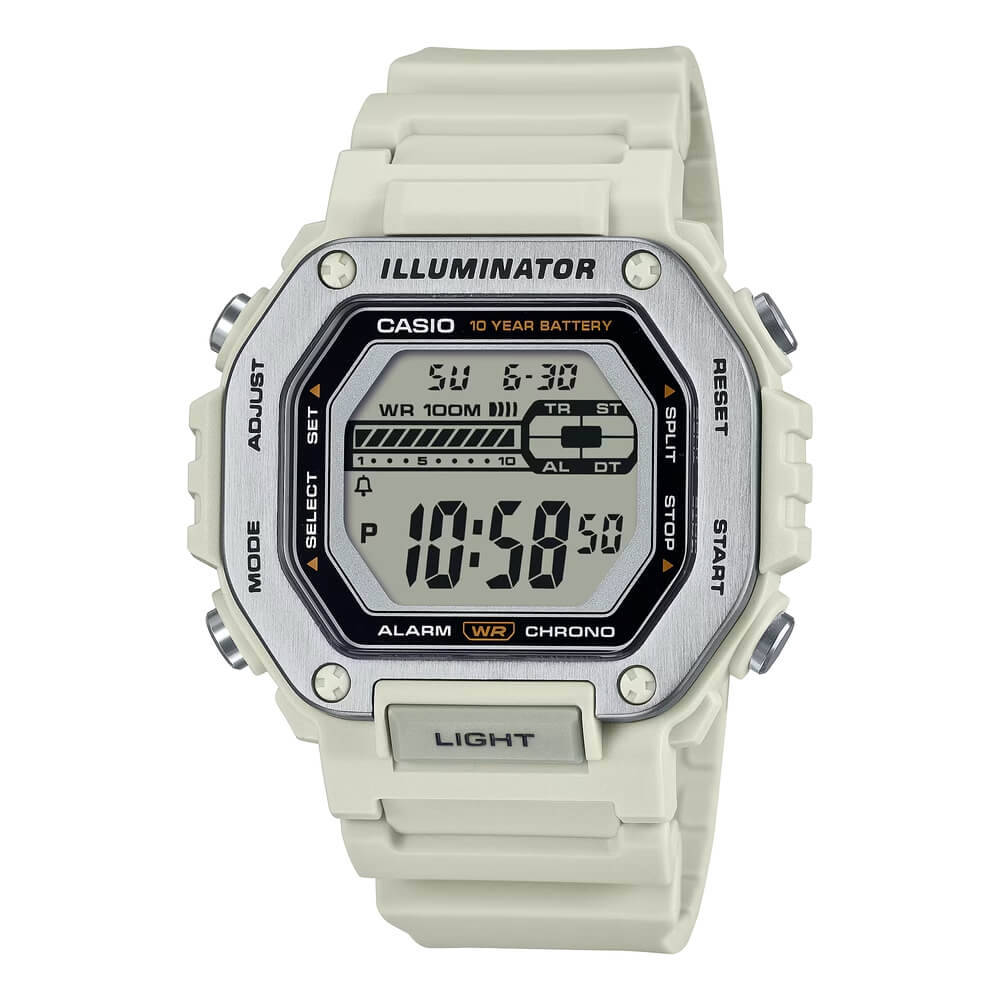 Casio Standard Illuminator Digital Resin Belt Watch MWD-110H-8AVDF