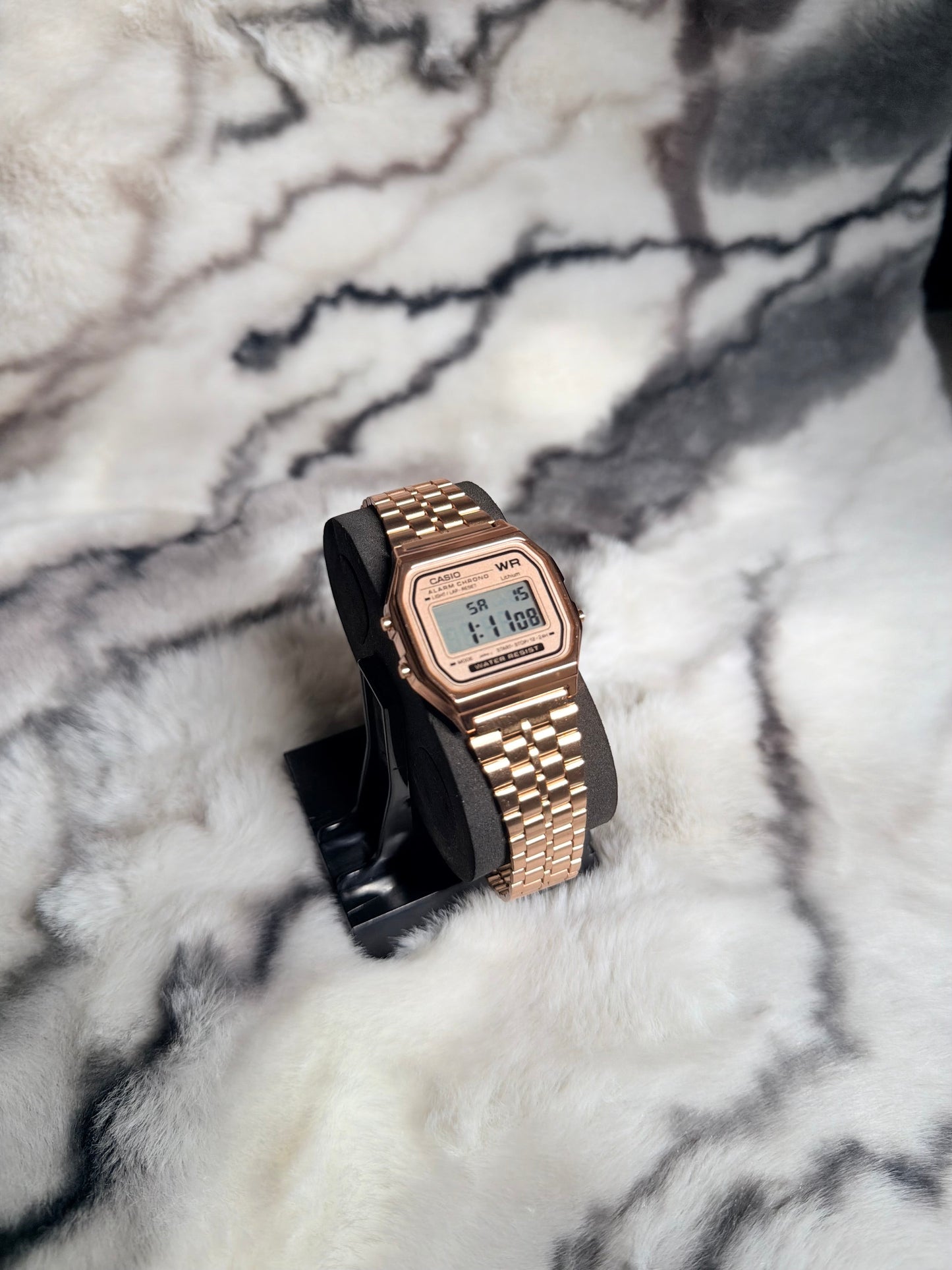 Casio A-159WA Digital Watch – Vintage Look, Premium Quality - Rose Gold Color Dial Edition Top Grade