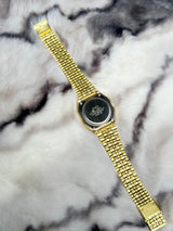 Casio A-159WA Digital Watch – Vintage Look, Premium Quality - Black Dial Golden Color Watch Top Grade