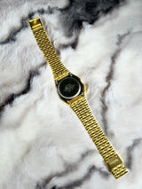 Casio A-159WA Digital Watch – Vintage Look, Premium Quality - Full Golden Color Dial Watch Top Grade