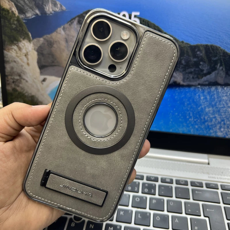 Title: Jinduka Metal MagSafe Case Cosmic Orange