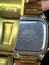 Casio AE-1200WHD-1AVDF Youth World Time Digital Stainless Steel Band Watch - Golden Color