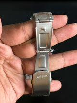 Casio AE-1200WHD-1AVDF Youth World Time Digital Stainless Steel Band Watch - Silver Color