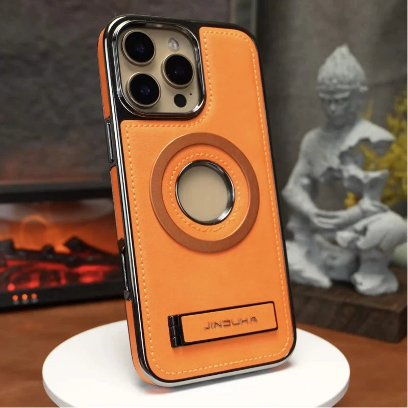 Title: Jinduka Metal MagSafe Case Cosmic Orange